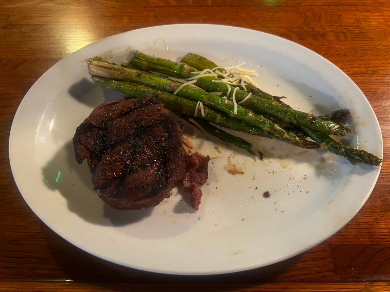 Bacon Wrapped Filet.
