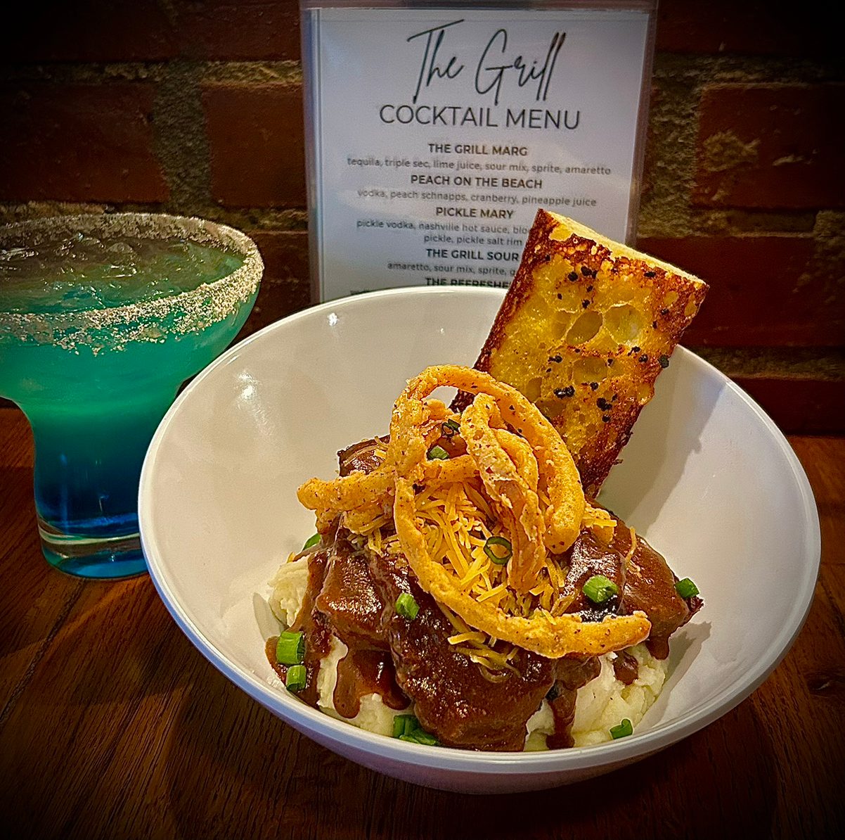 Smoked Brisket Mash Bowl.