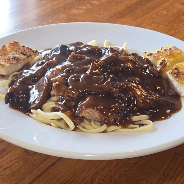 Smoked Brisket Stroganoff Pasta.