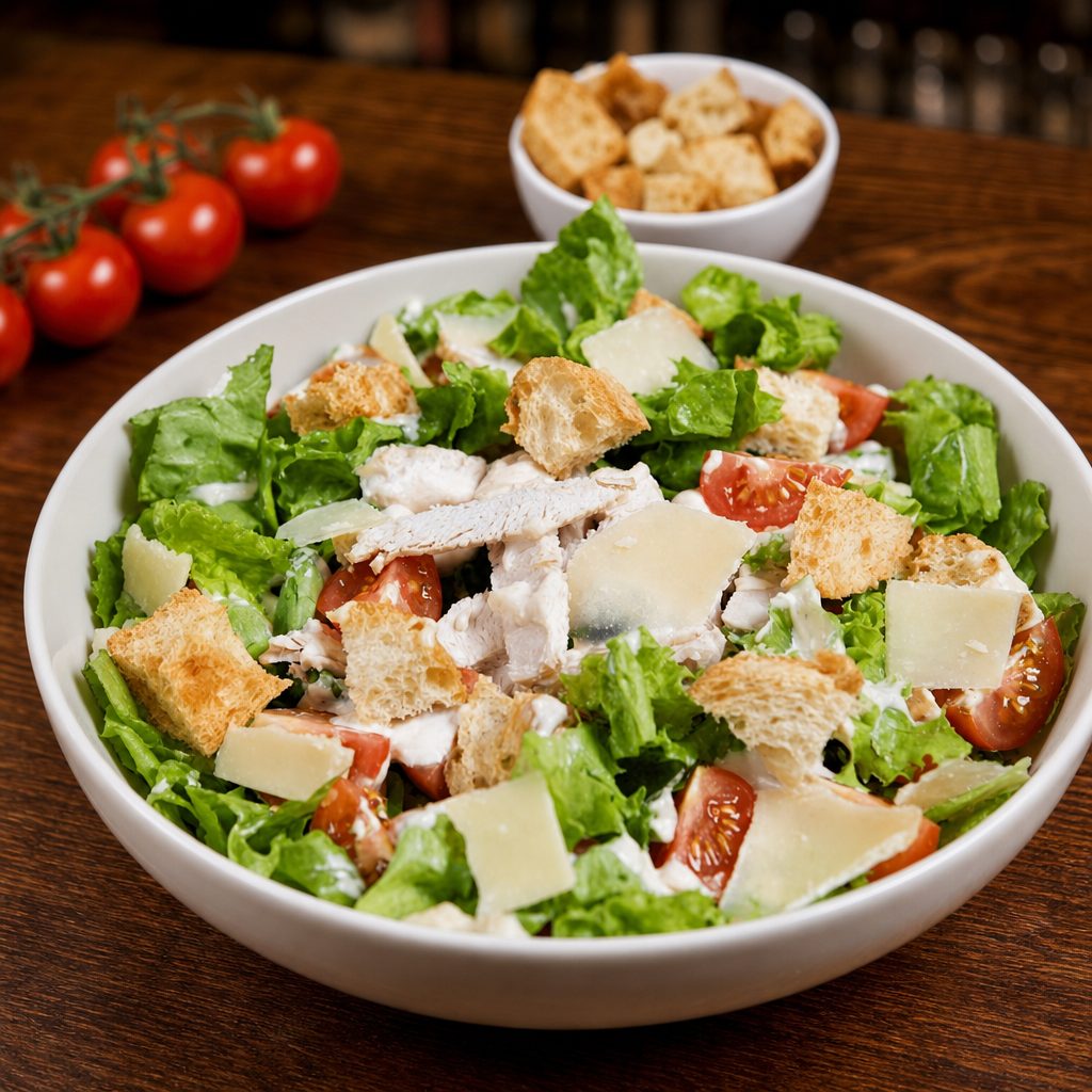 Creole Chicken Caesar.