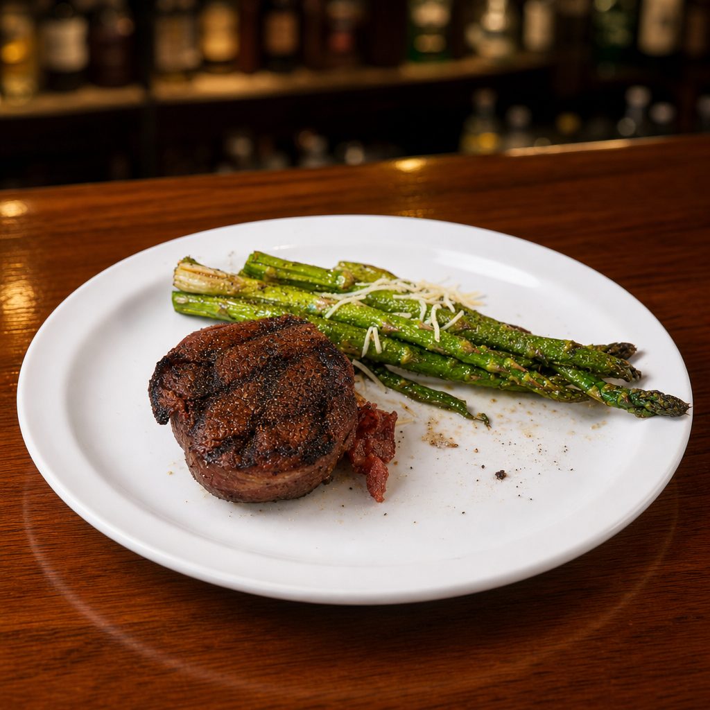Bacon Wrapped Filet.