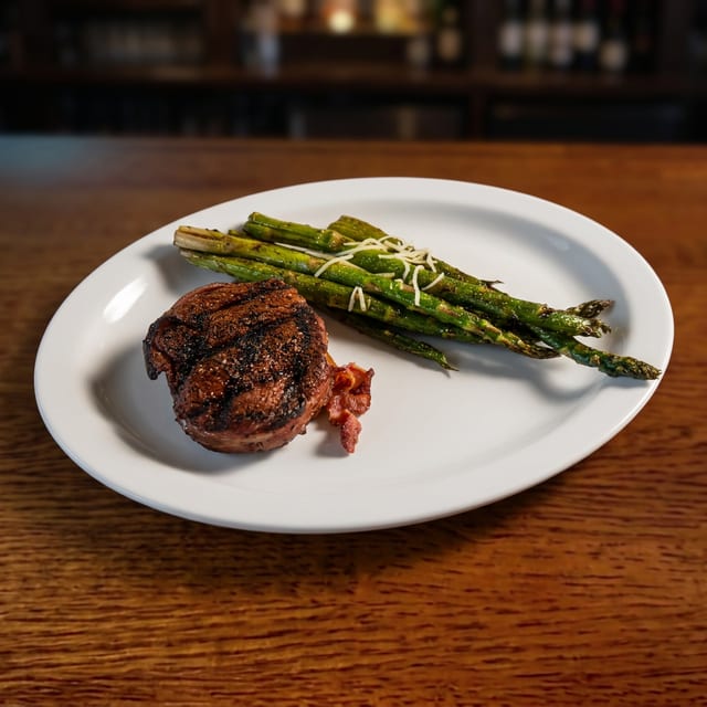 Bacon Wrapped Filet.